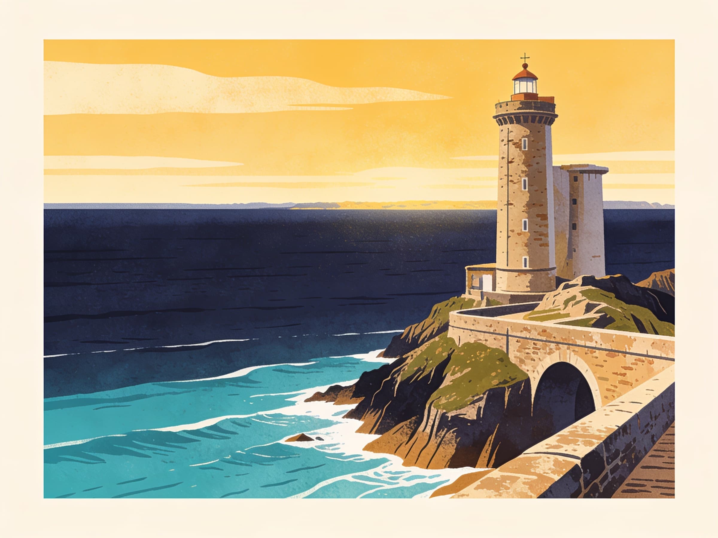 Cabo de São Vicente (Cape St. Vincent) cliffs and lighthouse viewpoints